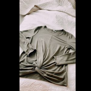 Hunter green long sleeve